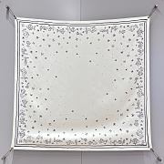 Colestore Chanel Underwater Paradise Ivory Beigee Scarf 90x90cm - 1