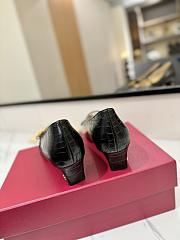 Colestore Valentino Garavani VLogo Signature 60 Leather Mary Jane Pumps Black - 6