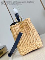 Colestore Louis Vuitton Capucines BB Rattan and Cowhide Navy Blue 18 x 27 x 9 cm - 6
