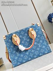Colestore Louis Vuitton OnTheGo PM Denim Blue 19x11x25cm - 6