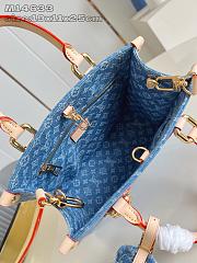 Colestore Louis Vuitton OnTheGo PM Denim Blue 19x11x25cm - 2