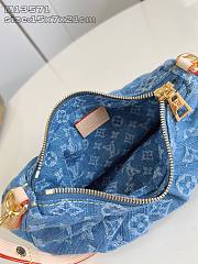Colestore Louis Vuitton Pochette Valley Denim Blue 15x7x21cm - 4