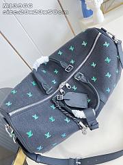 Colestore Louis Vuitton Keepall Bandoulière 50 Gradient Blue Blason Denim 29x23x50cm - 5
