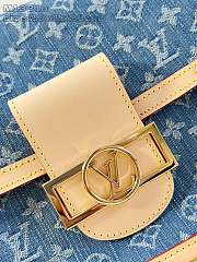 Colestore Louis Vuitton Dauphine Soft GM Denim Blue 20 x 11 x 28cm - 2