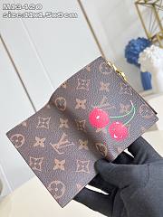 Colestore Louis Vuitton LV x TM Lisa Wallet Monogram Coated Canvas 8x11x1.5cm - 3