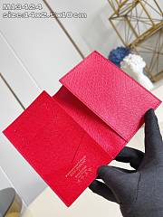 Colestore LV x TM Passport Cover Monogram Cherry Coated Canvas 14x2x10cm - 3