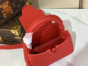 Colestore Louis Vuitton Capucines Mini Red Scarlet 21x8x13.6cm - 6