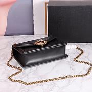 Colestore Dolce & Gabbana Devotion in Plain Medium Black Bag 24x17x9cm - 3