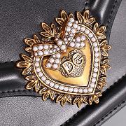 Colestore Dolce & Gabbana Devotion in Plain Medium Black Bag 24x17x9cm - 2