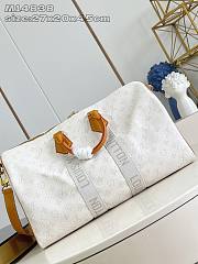 Colestore Louis Vuitton Keepall Bandoulière 45 Off-White 27x20x45cm - 6