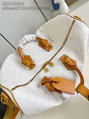 Colestore Louis Vuitton Keepall Bandoulière 45 Off-White 27x20x45cm - 3