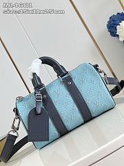 Colestore Louis Vuitton Keepall Bandoulière 25 Sky Blue 15x11x25cm - 1