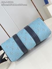 Colestore Louis Vuitton Keepall Bandoulière 25 Sky Blue 15x11x25cm - 6