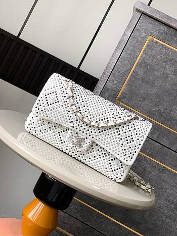Colestore Chanel Swarovski Crystal Classic Flap Bag 25.5cm