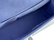 Colestore Chanel Le Boy Bolsa Med Boy Cobalt Caviar 25x15x9cm - 2