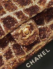 Colestore Chanel 25P White Dense Sequin Classic Flap Bag size 20cm - 4