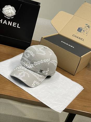 Colestore Chanel Cotton CC Coco Beach Gray Cap
