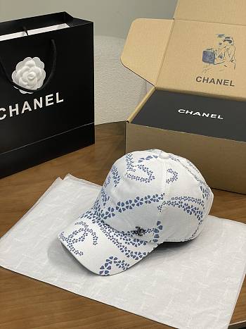 Colestore Chanel Cotton CC Coco Beach Blue Cap
