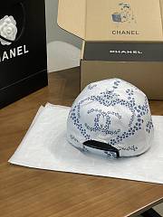 Colestore Chanel Cotton CC Coco Beach Blue Cap - 2
