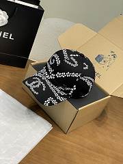 Colestore Chanel Cotton CC Coco Beach Black Cap - 1