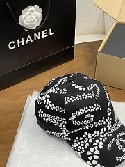 Colestore Chanel Cotton CC Coco Beach Black Cap - 6