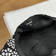 Colestore Chanel Cotton CC Coco Beach Black Cap - 4