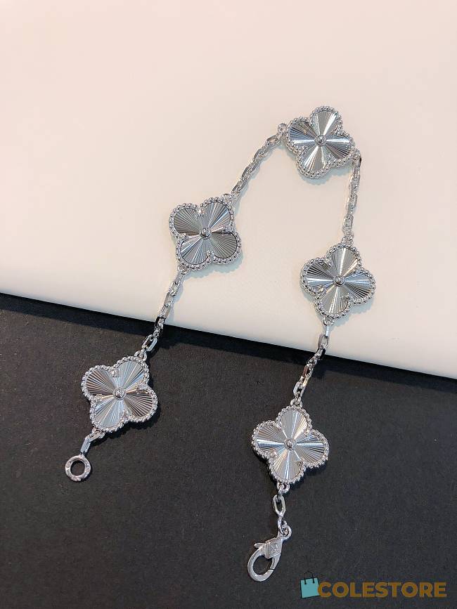 Van Cleef & Arpels Gold/ Silver Bracelet  - 1