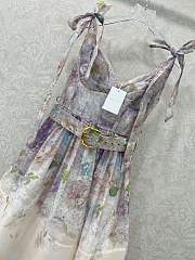 Colestore Zimmermann Lucky Belted Mini Dress in Floral Print - 5