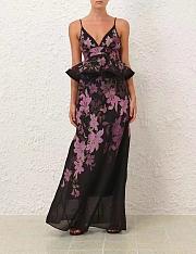 Colestore Zimmermann Dawning Ruffle Slip Dress - 1