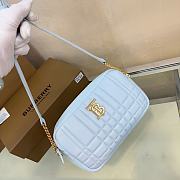 Colestore Burberry Mini Lola Quilted Camera Bag Baby Blue 24 x 6× 15cm - 5