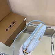 Colestore Burberry Mini Lola Quilted Camera Bag Baby Blue 24 x 6× 15cm - 2