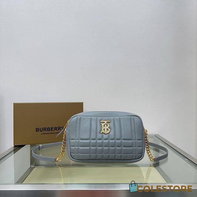Colestore Burberry Mini Lola Quilted Camera Bag Gray 24 x 6× 15cm - 1