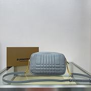 Colestore Burberry Mini Lola Quilted Camera Bag Gray 24 x 6× 15cm - 5