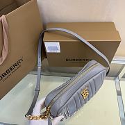 Colestore Burberry Mini Lola Quilted Camera Bag Gray 24 x 6× 15cm - 3