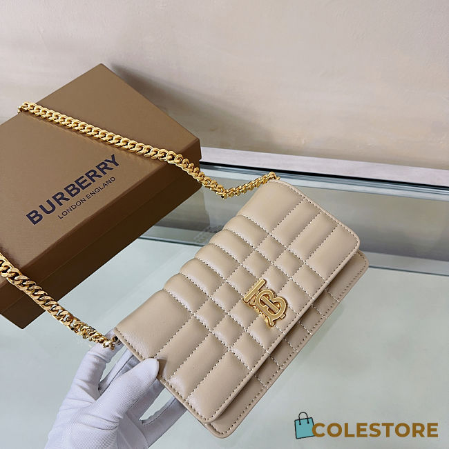 Colestore Burberry Lola Clutch 'Oat Beige' 20x5x12cm - 1