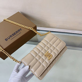 Colestore Burberry Lola Clutch 'Oat Beige' 20x5x12cm