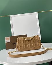 Colestore Burberry Beige Brown Quilted Leather Small Lola Shoulder Bag 23 x 6 x 13cm - 6