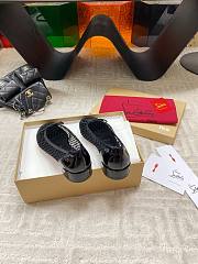 Colestore Christian Louboutin Cava Flat Mesh Ballet Flats Black - 2