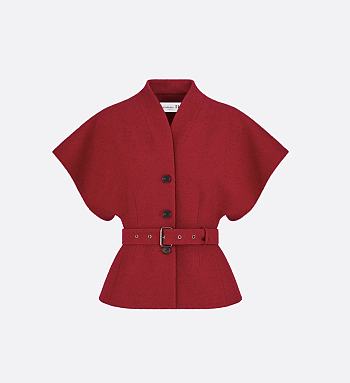 Colestore Dior Short-Sleeved Belted Jacket