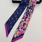 Colestore Chanel Slim Bandeau Silk Twill Fuchsia, Purple, Dark Blue & Pink - 6