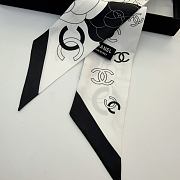 Colestore Chanel Silk Twill Fuchsia, White & Black - 2