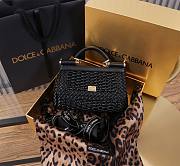  Colestore Dolce & Gabbana Elongated Sicily handbag in Black 18x11x6cm - 1