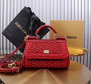  Colestore Dolce & Gabbana Elongated Sicily handbag in Red 18x11x6cm - 5