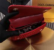  Colestore Dolce & Gabbana Elongated Sicily handbag in Red 18x11x6cm - 4