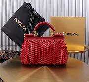  Colestore Dolce & Gabbana Elongated Sicily handbag in Red 18x11x6cm - 2