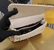  Colestore Dolce & Gabbana Elongated Sicily handbag in White 18x11x6cm - 5