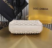  Colestore Dolce & Gabbana Elongated Sicily handbag in White 18x11x6cm - 3
