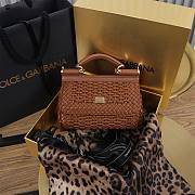  Colestore Dolce & Gabbana Elongated Sicily handbag in Brown 18x11x6cm - 1