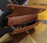  Colestore Dolce & Gabbana Elongated Sicily handbag in Brown 18x11x6cm - 3