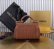  Colestore Dolce & Gabbana Elongated Sicily handbag in Brown 18x11x6cm - 2